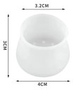 Ver imagem 3 de Kit 4 Capa de Silicone Pé de Cadeira Mesa Anti Risco e Ruído Unica