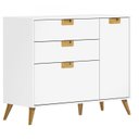 Ver imagem 2 de Cômoda Infantil 1 Porta 3 Gavetas Caring 