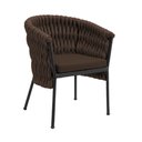 Ver imagem 2 de Poltrona Classica Confortavel Perfeita para Sala de Estar Marrom Remgui