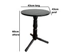 Ver imagem 2 de Mesa Latera de Canto Apoio Sofá Cor Imbuia Mesinha de Centro Infantil Retrô