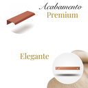 Ver imagem 2 de Kit 5 Puxador Porta Gavet Móveis Cozinha Drop Alumínio 125mm - Cobre