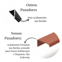 Ver imagem 4 de Kit 5 Puxador Porta Gavet Móveis Cozinha Drop Alumínio 125mm - Cobre
