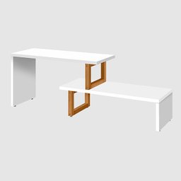 Rack Novais - Banco Amêndoa - 1