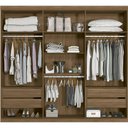 Ver imagem 5 de Guarda Roupa Casal 6 Portas Ripado Buriti Santos Andira Jatoba