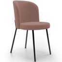 Ver imagem 1 de Cadeira para Sala de Jantar Cozinha Estofada Gavi L02 Suede Rosê - Lyam Decor