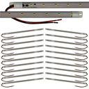 Ver imagem 4 de Kit 20 Peças Barra Led Régua Multiuso Freezer 7w Ip67 590mm:110v/branco Quente