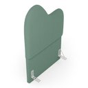 Ver imagem 7 de Cabeceira Orgânica Cama Box Solteiro Sea 90cm com Frame Bouclé Verde Menta - Desk Design