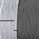 Ver imagem 3 de Kit Cobre Leito Colcha Celi King Dupla Face Micropercal 200 Fios 3 Peças Xadrez Grid Cinza