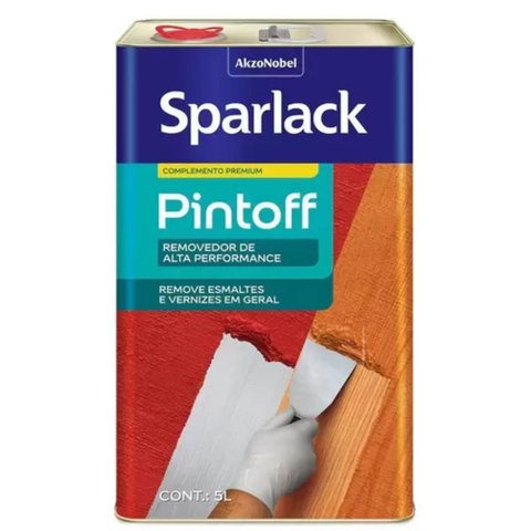 Removedor de Tintas e Vernizes Pintoff 5 Litros Internacio - 5203080 - Sparlack Removedor 5l Sparlac