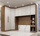 Ver imagem 2 de Modulado Casal 8 Portas 100%MDF Cumaru Fendi - Novo Horizonte