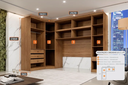 Ver imagem 3 de Modulado Casal 8 Portas 100%MDF Cumaru Fendi - Novo Horizonte