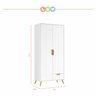 Guarda-roupas Infantil 2 Portas 1 Gaveta Caring  - 4