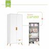Guarda-roupas Infantil 2 Portas 1 Gaveta Caring  - 5
