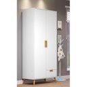 Ver imagem 1 de Guarda-roupas Infantil 2 Portas 1 Gaveta Caring 