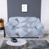Kit Capa de Sofa Sala Moderna 2 e 3 Lugares Geo Malha Premium - 1