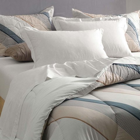 Jogo de Cama King 180 Fios Venâncio - Karsten Cinza