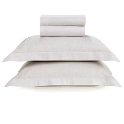 Jogo de Cama King 180 Fios Venâncio - Karsten Cinza - 2