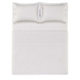 Jogo de Cama King 180 Fios Venâncio - Karsten Cinza - 3