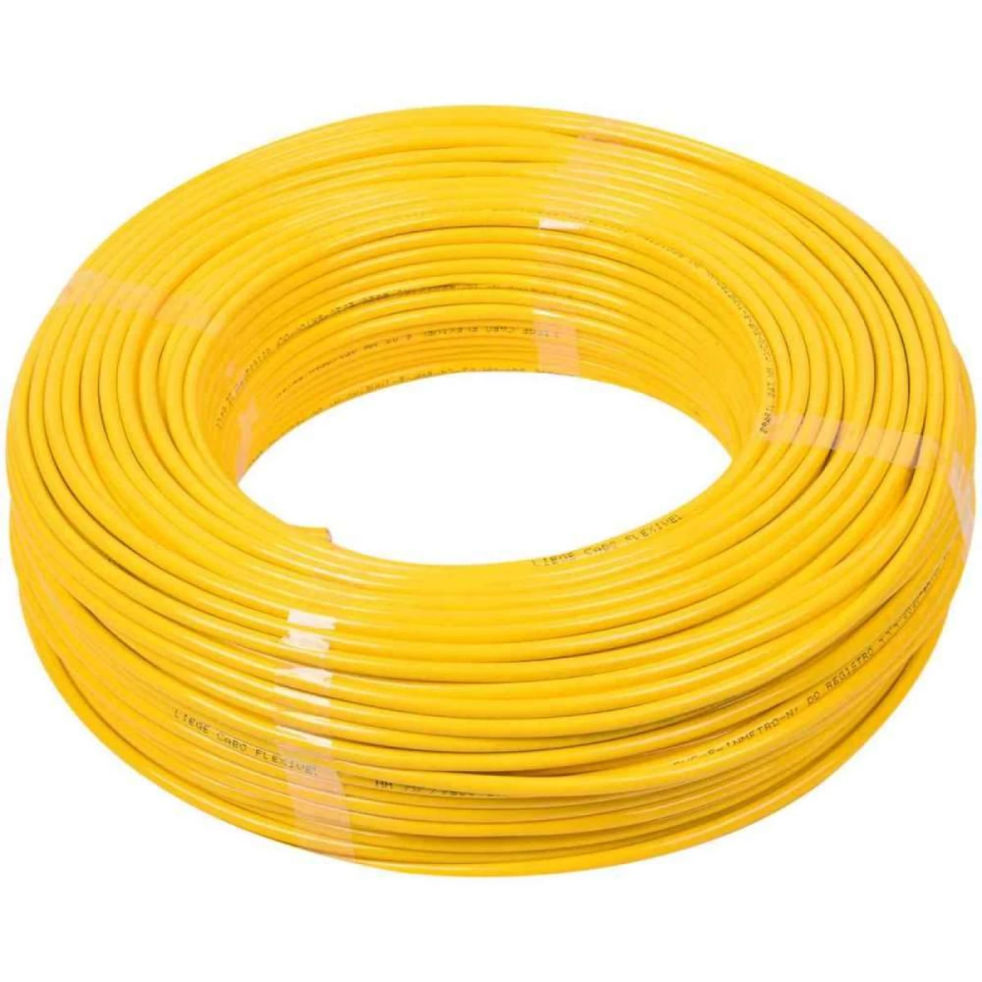 Elétricos fios e cabos 10 Mm 100 Metros Amarelo