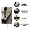Ver imagem 5 de Bandeija Espelada Decorativa Salar Cozinha Cantinho do Café Espelhada 50cm por 30cm