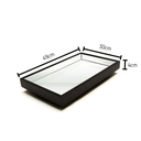 Ver imagem 3 de Bandeija Espelada Decorativa Salar Cozinha Cantinho do Café Espelhada 50cm por 30cm