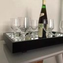 Ver mais imagens de Bandeija Espelada Decorativa Salar Cozinha Cantinho do Café Espelhada 50cm por 30cm