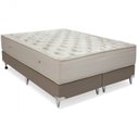 Ver imagem 1 de Cama Box Orthotel Superluxo Queen Molas Superlastic Ortobom Cinza/Creme