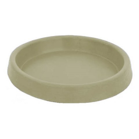 Suporte Prato Vaso Redondo Polietileno 25x4 BGPLASTICOS V11 VERDE BANDEIRA 011