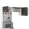 Cozinha Compacta 5 Portas 5 Nichos Lorena Plus Madine - 6