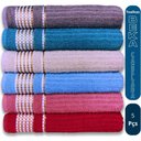 Ver imagem 2 de Kit 5 Toalhas de Banho Caneladas Gigante Banhão 70 X 140 Beka Alta Absorção