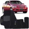 Jogo de Tapete Automotivo Carpete Chevrolet Gm Astra 1999 À 2012 Soft Logo Bordado Preto 5 Peças - 2