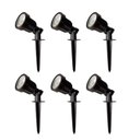 Ver imagem 1 de Kit 6 Espetos para Jardim Destaco LED Integrado 5W 3000k Amarelo Quente Preto Taschibra