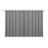 Cortina Blecaute de Tecido Cinza 6,00m x 2,70m 75% de Corta Luz - Ideal para Varão Simples de 4 Metr - 1