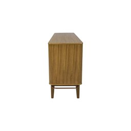 Balcão Buffet de Madeira Maciça Prime Wood 4 Portas com Tela - 7