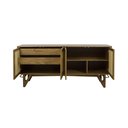 Ver imagem 4 de Balcão Buffet de Madeira Maciça Prime Wood 4 Portas com Tela