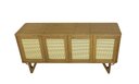 Ver imagem 3 de Balcão Buffet de Madeira Maciça Prime Wood 4 Portas com Tela