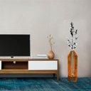 Ver imagem 2 de Vaso de Chão Decorativo Grande Mdf Penedo:marrom/75x20cm