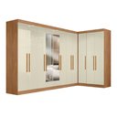 Ver imagem 2 de Guarda-roupa Modulado de Canto com Puxadores Mdf e Espelho Paris