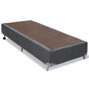 Ver imagem 4 de Cama Box Orthotel Luxo King Molas Superlastic Ortobom Cinza/Grafite