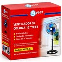 Ver imagem 2 de Ventilador Chao Pedestal Turbo Oscilante Aluminio Silencioso Profissional Altura Ajustavel Portatil