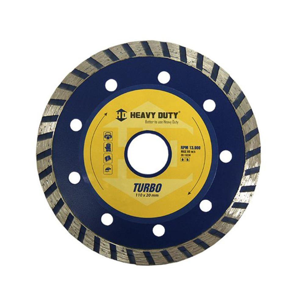 Disco Diamantado 110mm x 20mm Turbo - Heavy Duty - 1