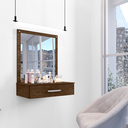 Ver imagem 1 de Penteadeira Camarim Escrivaninha Suspensa de Parede Quarto