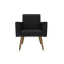 Ver imagem 2 de Kit 3 Poltronas Nina Clássico: Suede/preto