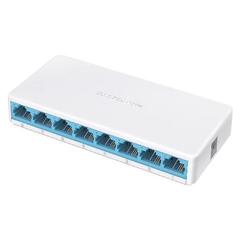 Switch de Mesa 8 Portas 10/100mbps Ms108