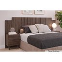 Ver mais imagens de Painel Cama Box Madeirado Casal/quenn Genova C/ 2 Mesas e 4 Gavetas Off White - Panan
