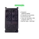 Ver imagem 3 de Protetor Eletrônico Bivolt -1000va/600w com 4 Tomadas - Ipec