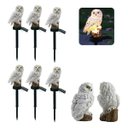 Ver imagem 3 de Coruja Luminaria Solar Luz LED Kit 6 Uni Decoraçao Quintal Jardim Casa Iluminacao Garagem Enfeite Mu