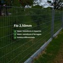 Ver imagem 2 de Tela de proteção residencial Titan (Fio 2,50mm / Malha 5x15cm) - Rolo 25m x 1,50m altura