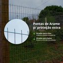Ver imagem 3 de Tela de proteção residencial Titan (Fio 2,50mm / Malha 5x15cm) - Rolo 25m x 1,50m altura