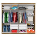 Ver imagem 4 de Guarda Roupa Casal Emanuelly 8 Portas com Espelho Lateral Boreal - Móveis Arapongas